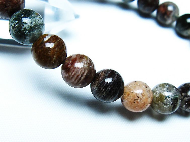 グリーンファントム ブレスレット 8mm [T493-6284] 3枚目