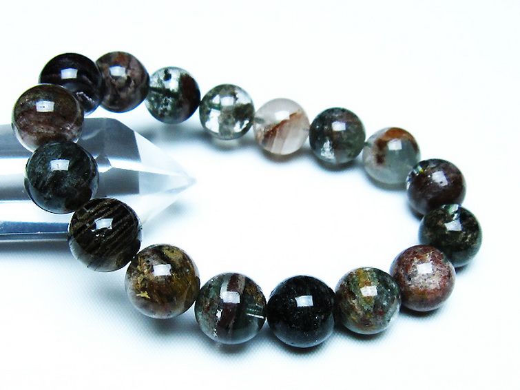 グリーンファントム ブレスレット 12mm [T493-6312] 1枚目