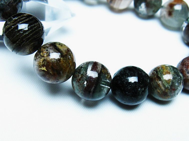 グリーンファントム ブレスレット 12mm [T493-6312] 3枚目