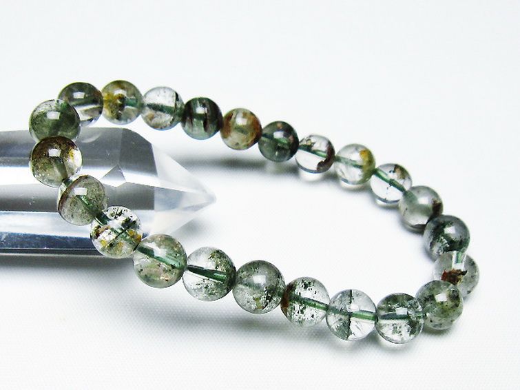 グリーンファントム ブレスレット 8mm [t493-6368] 1枚目
