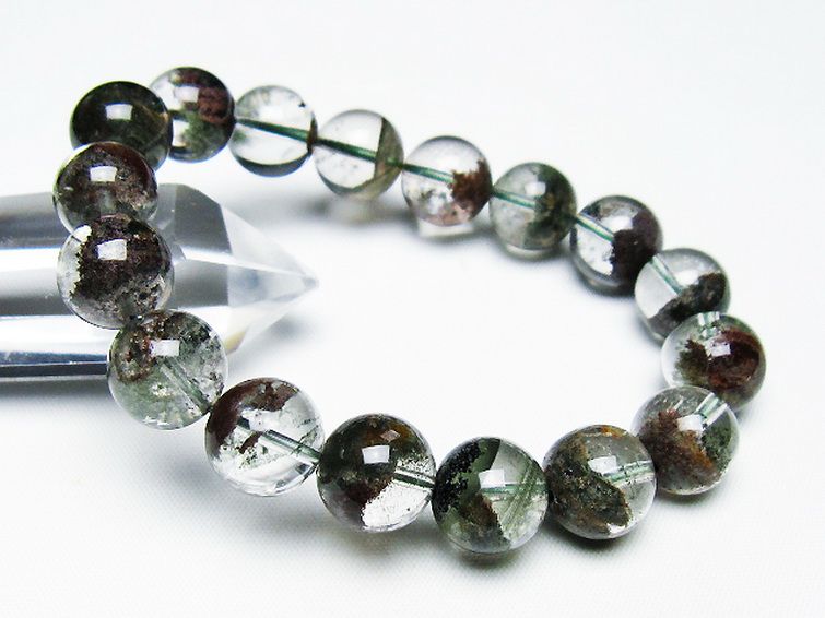 グリーンファントム ブレスレット 12mm [t493-6390] 1枚目