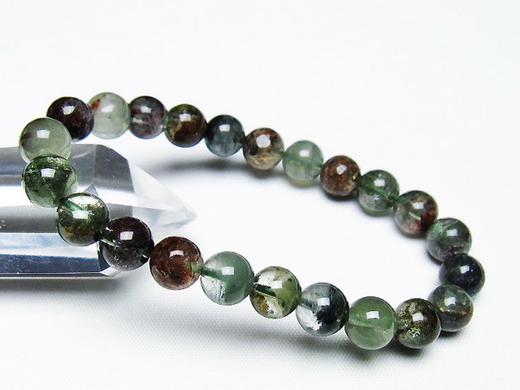 グリーンファントム ブレスレット 8mm [t493-6406] 1枚目