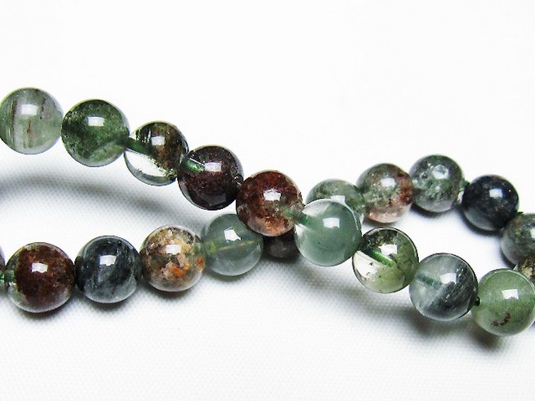 グリーンファントム ブレスレット 8mm [t493-6406] 2枚目