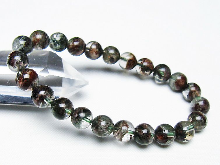 グリーンファントム ブレスレット 8mm [T493-6408] 1枚目