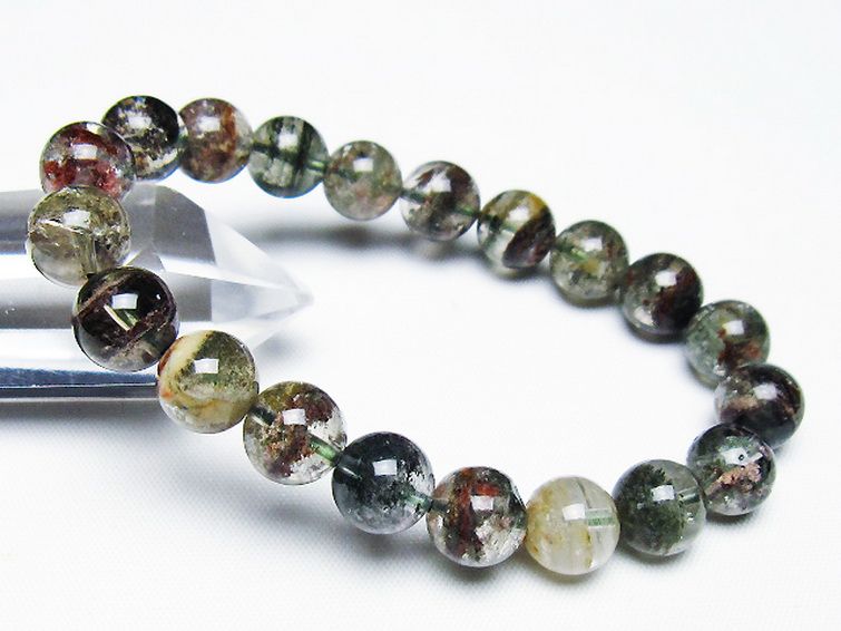 グリーンファントム ブレスレット 10mm [T493-6410] 1枚目