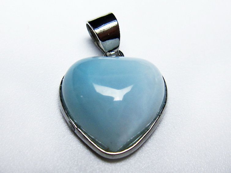 ラリマーハート ペンダント [T495-4047] 3枚目