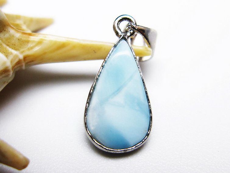 ラリマー ペンダント [t495-4206] 1枚目