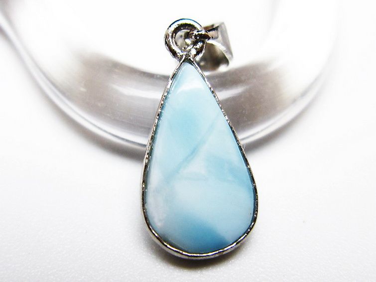 ラリマー ペンダント [t495-4206] 2枚目