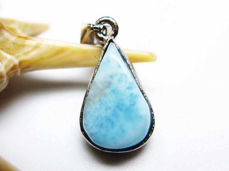 ラリマー ペンダント [T495-4213] 1枚目