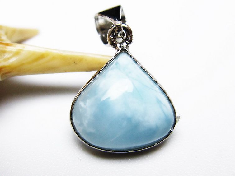 ラリマー ペンダント [T495-4228] 1枚目