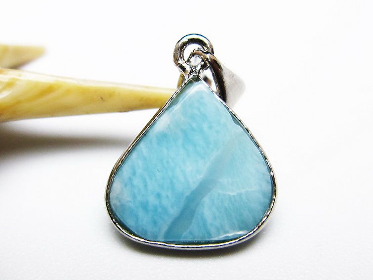 ラリマー ペンダント [T495-4231] 1枚目