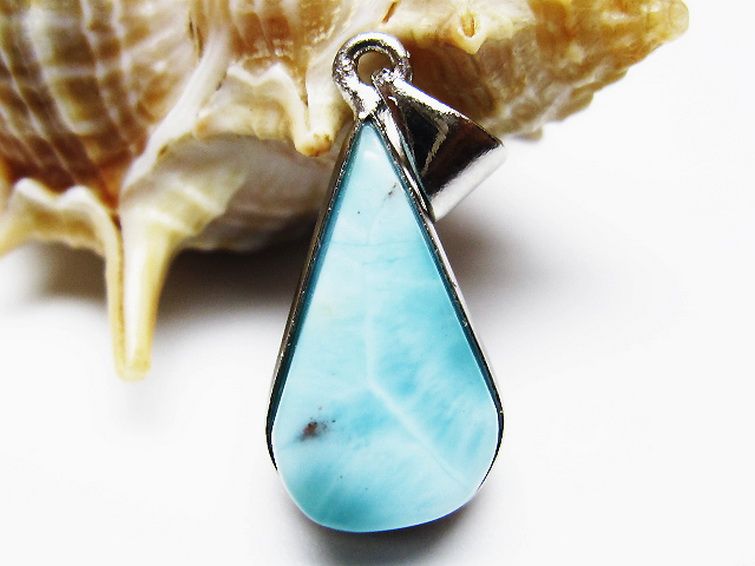 ラリマー ペンダント [t495-4264] 1枚目