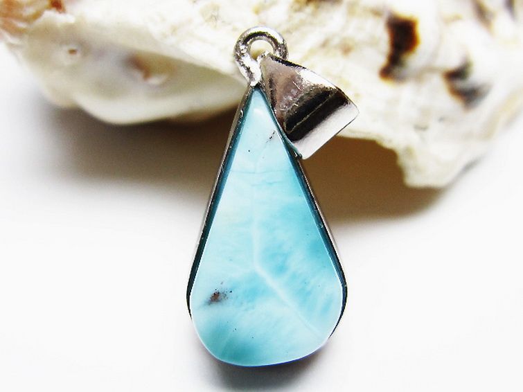 ラリマー ペンダント [t495-4264] 2枚目