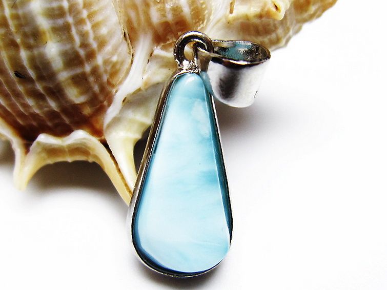 ラリマー ペンダント [t495-4266] 1枚目