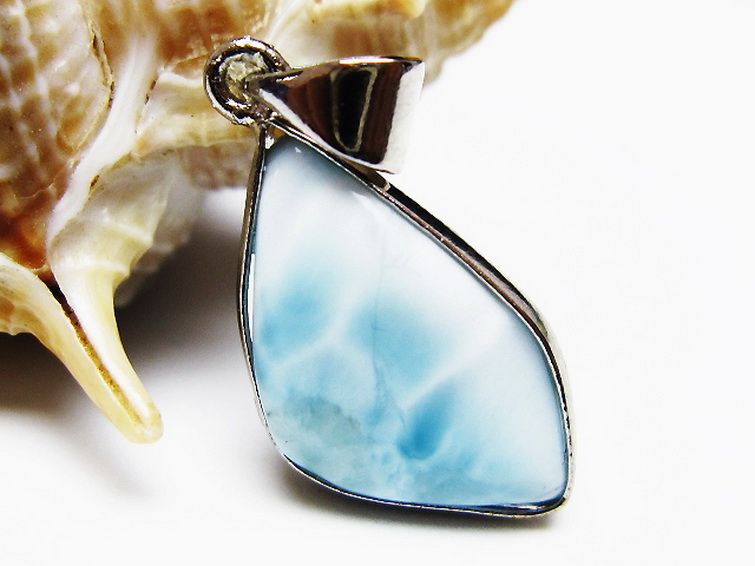 ラリマー ペンダント [T495-4270] 1枚目