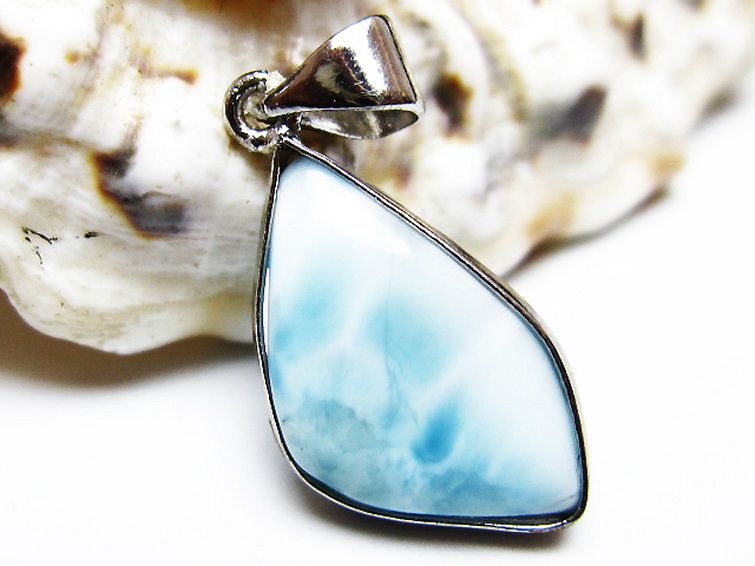 ラリマー ペンダント [T495-4270] 2枚目