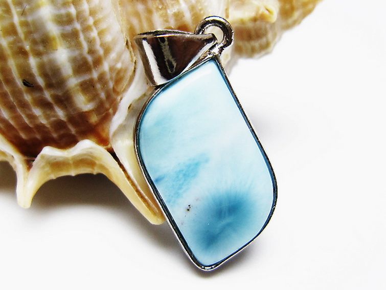 ラリマー ペンダント [t495-4273] 1枚目