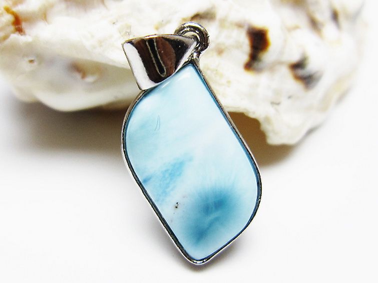 ラリマー ペンダント [t495-4273] 2枚目