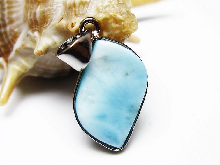 ラリマー ペンダント [t495-4276] 1枚目