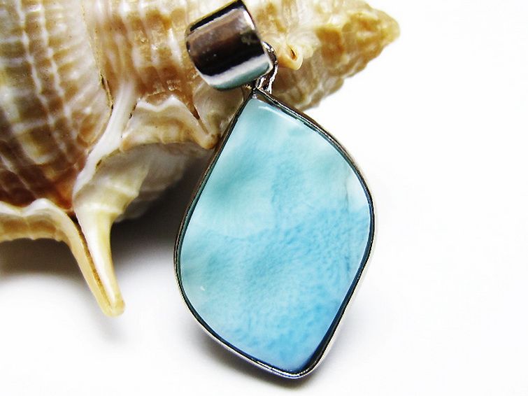 ラリマー ペンダント [t495-4280]