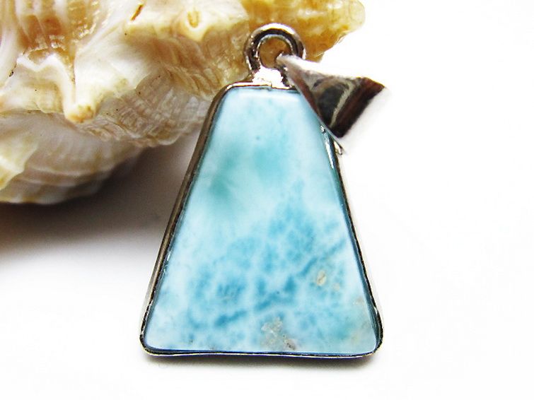 ラリマー ペンダント [T495-4289] 1枚目