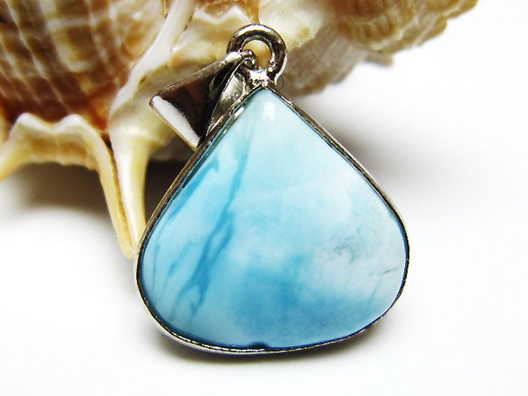 ラリマー ペンダント [T495-4301] 2枚目