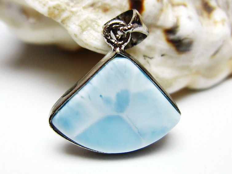 ラリマー ペンダント [T495-4307] 2枚目