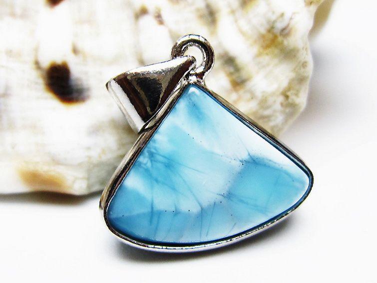 ラリマー ペンダント [T495-4308] 2枚目