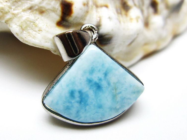 ラリマー ペンダント [T495-4311] 2枚目