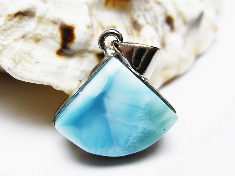 ラリマー ペンダント [T495-4316] 2枚目