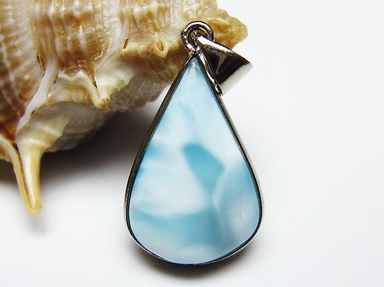 ラリマー ペンダント [T495-4319] 2枚目