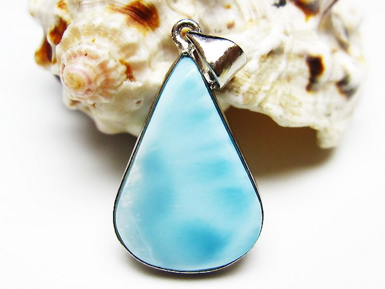 ラリマー ペンダント [T495-4320] 2枚目