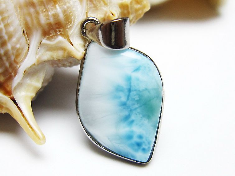 ラリマー ペンダント [T495-4322] 2枚目