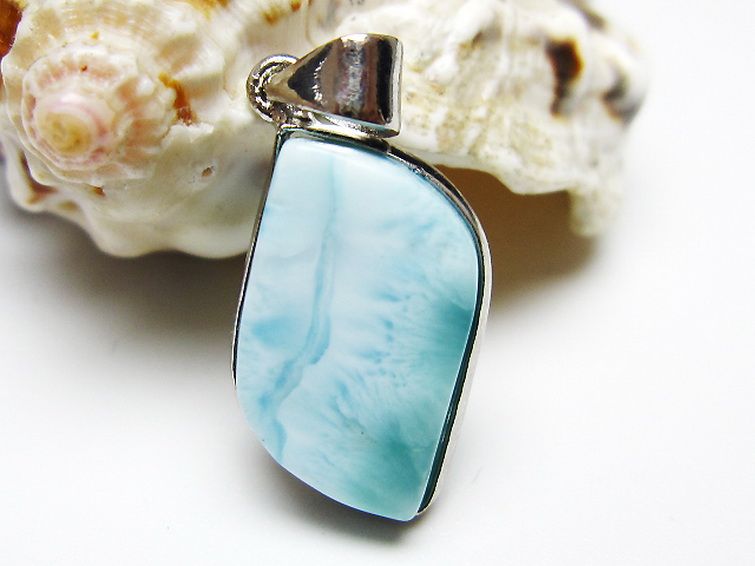 ラリマー ペンダント [T495-4324] 2枚目