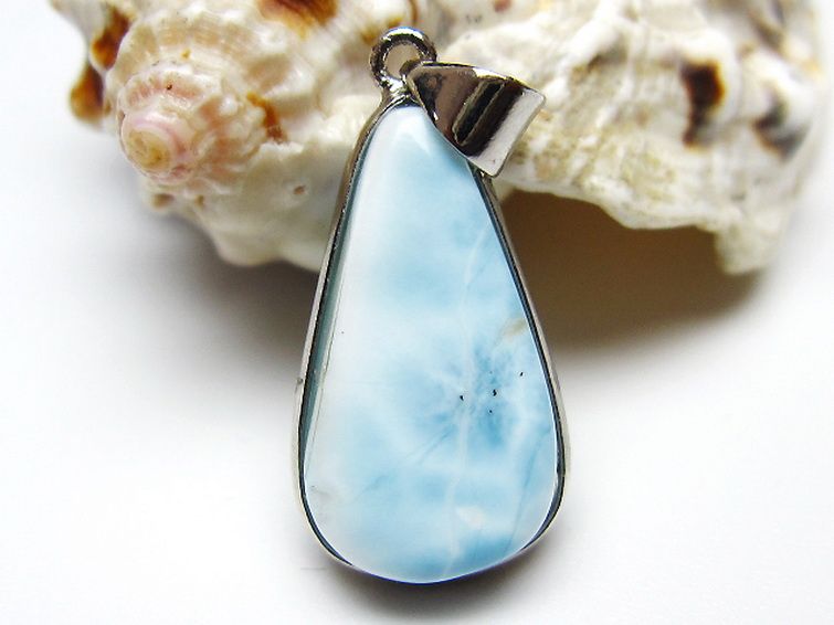 ラリマー ペンダント [T495-4325] 2枚目