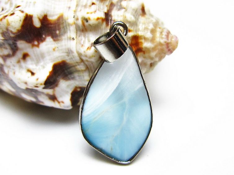 ラリマー ペンダント [t495-4356] 1枚目