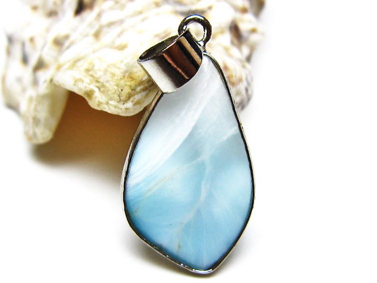 ラリマー ペンダント [t495-4356] 2枚目