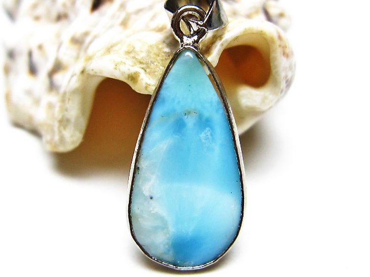 ラリマー ペンダント [t495-4357] 2枚目