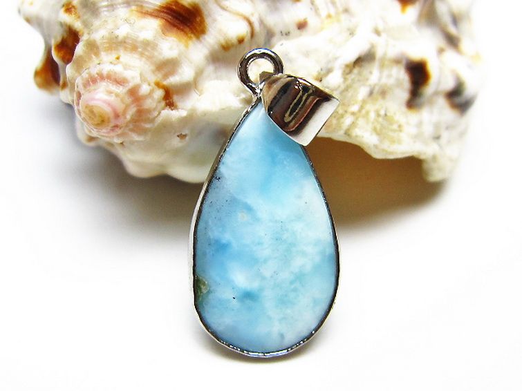 ラリマー ペンダント [t495-4360] 1枚目