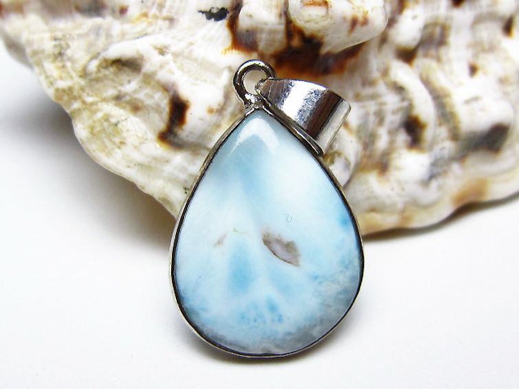 ラリマー ペンダント [t495-4362] 1枚目