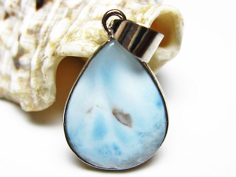 ラリマー ペンダント [t495-4362] 2枚目