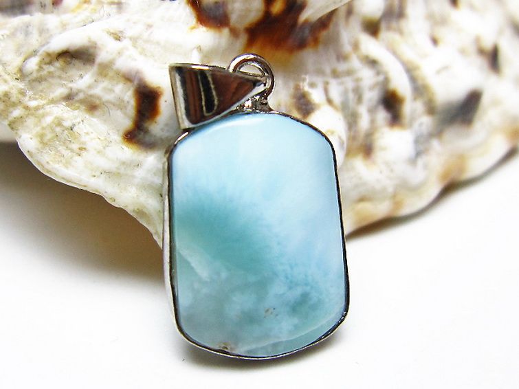 ラリマー ペンダント [t495-4370] 1枚目