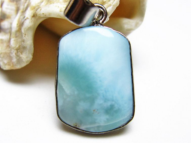 ラリマー ペンダント [t495-4370] 2枚目