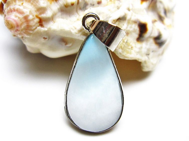 ラリマー ペンダント [t495-4379] 1枚目