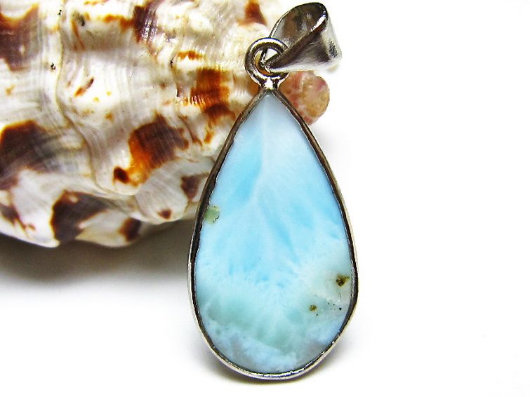 ラリマー ペンダント [t495-4387] 1枚目