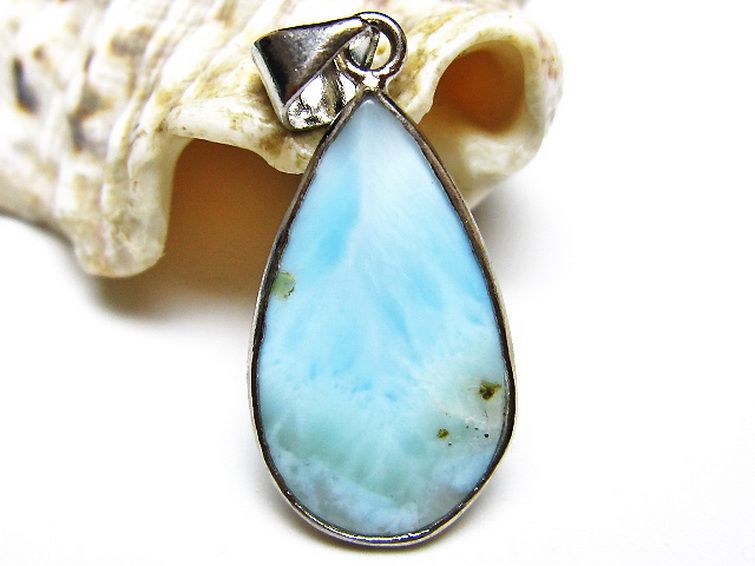 ラリマー ペンダント [t495-4387] 2枚目