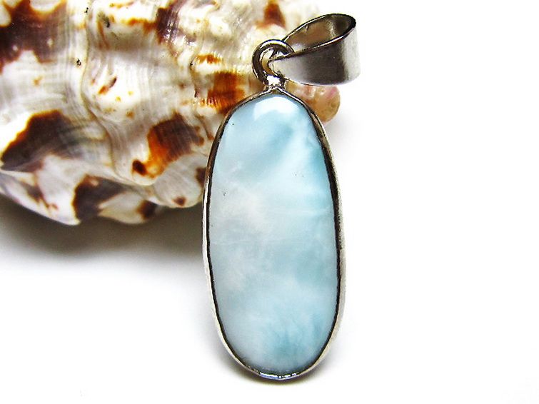 ラリマー ペンダント [t495-4388] 1枚目