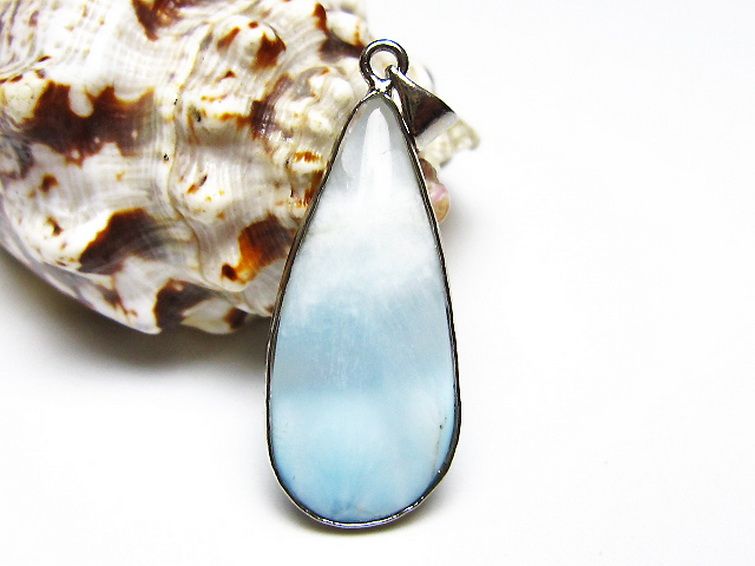 ラリマー ペンダント [t495-4401] 1枚目