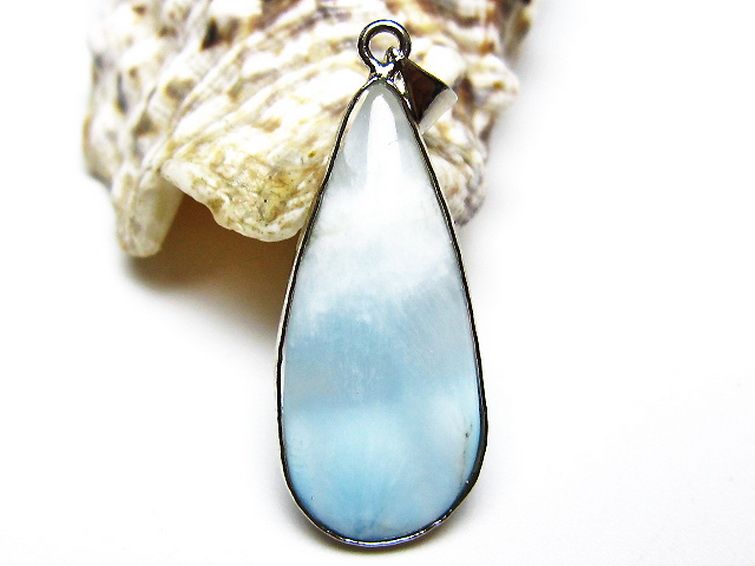 ラリマー ペンダント [t495-4401] 2枚目