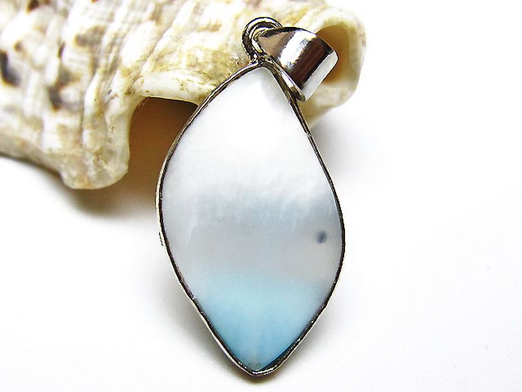 ラリマー ペンダント [t495-4404] 2枚目